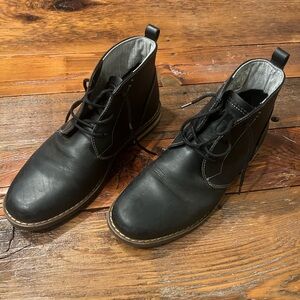 Original Penguin Black Leather Boots